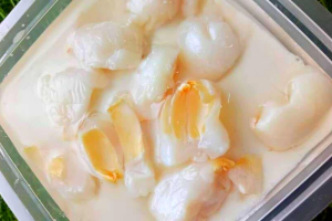 Puding Laici Berkuah Yang Sedap Mudah Untuk Berbuka