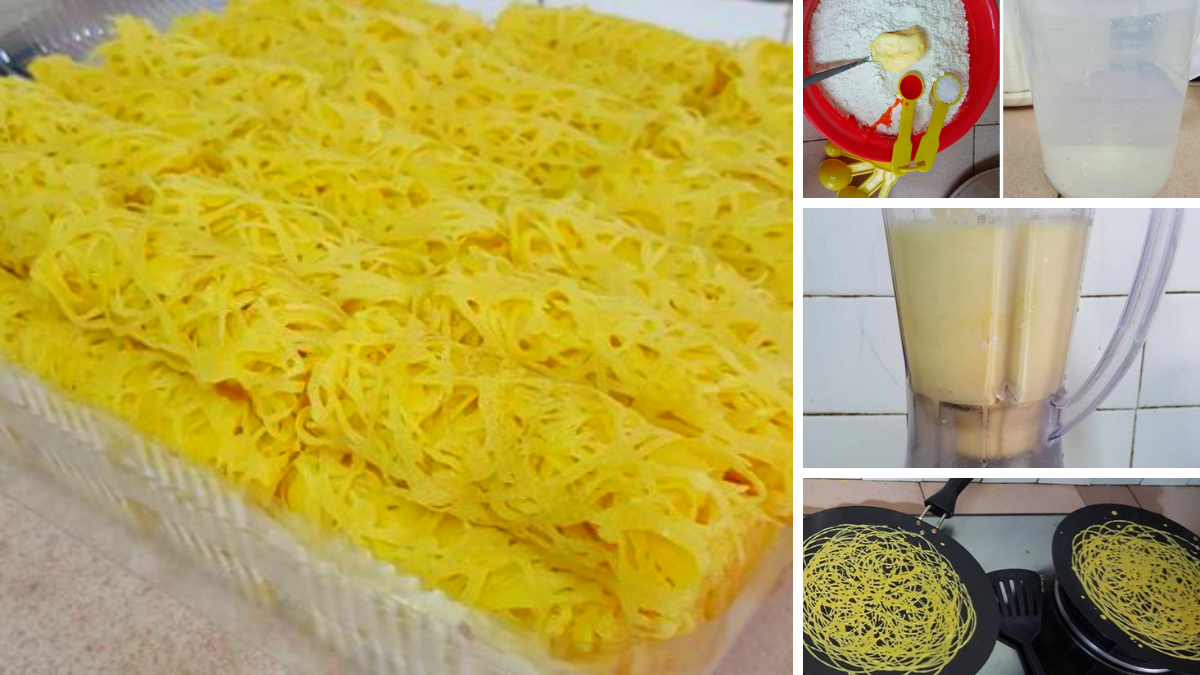 Sukatan Bahan Masak Roti Jala Untuk Bancuhan 1 Kg Tepung