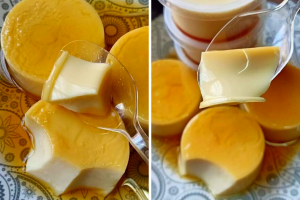 Cara Buat Puding Karamel Tanpa Guna Telur & Tak Perlu Kukus.