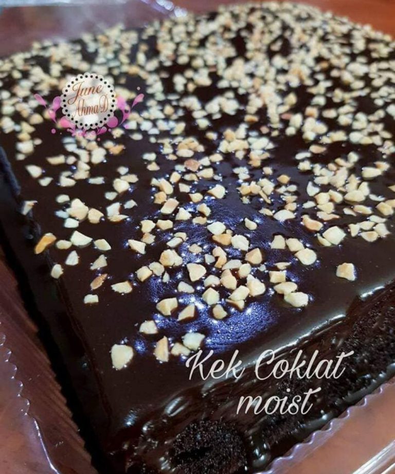 Kek Coklat Lembab, Sudah Pasti Gebu & Sedap