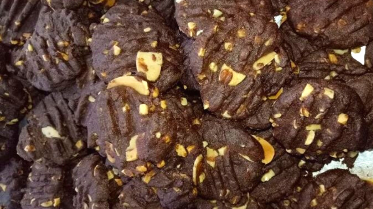 Resipi Biskut Double Choc Chips Guna Sukatan Cawan