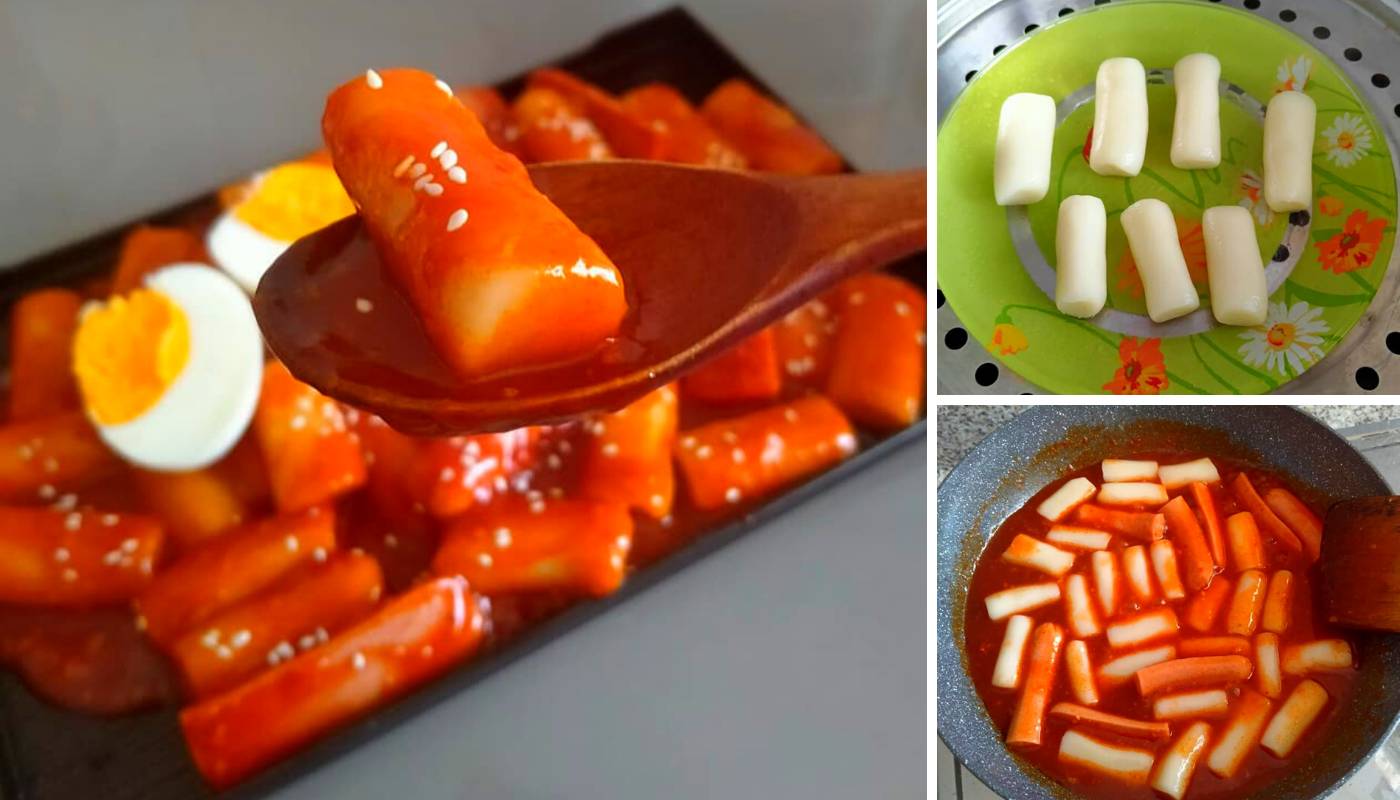 Cara Buat Kek Beras & Masak Tteokbokki Homemade