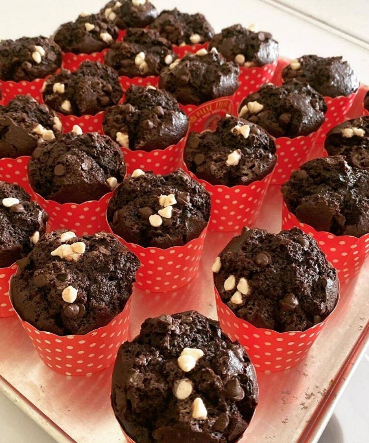 Cara Cara Buat Muffin Coklat Chip Naik Merekah Enaknya