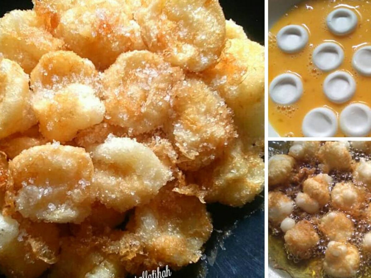 Resipi Tepung Bunga Kuih Tradisional Sedap Hanya Guna 4 Bahan