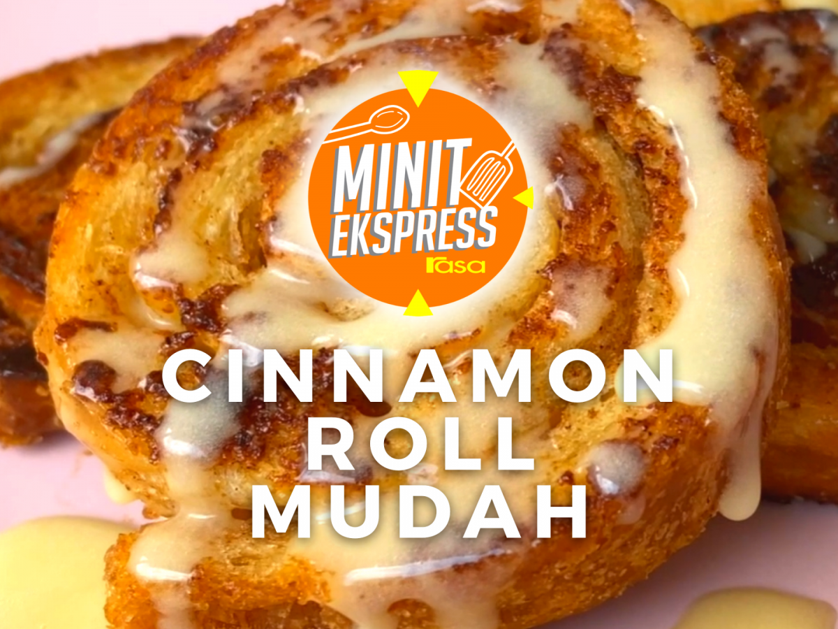 Cinnamon Roll Mudah Minit Ekspress